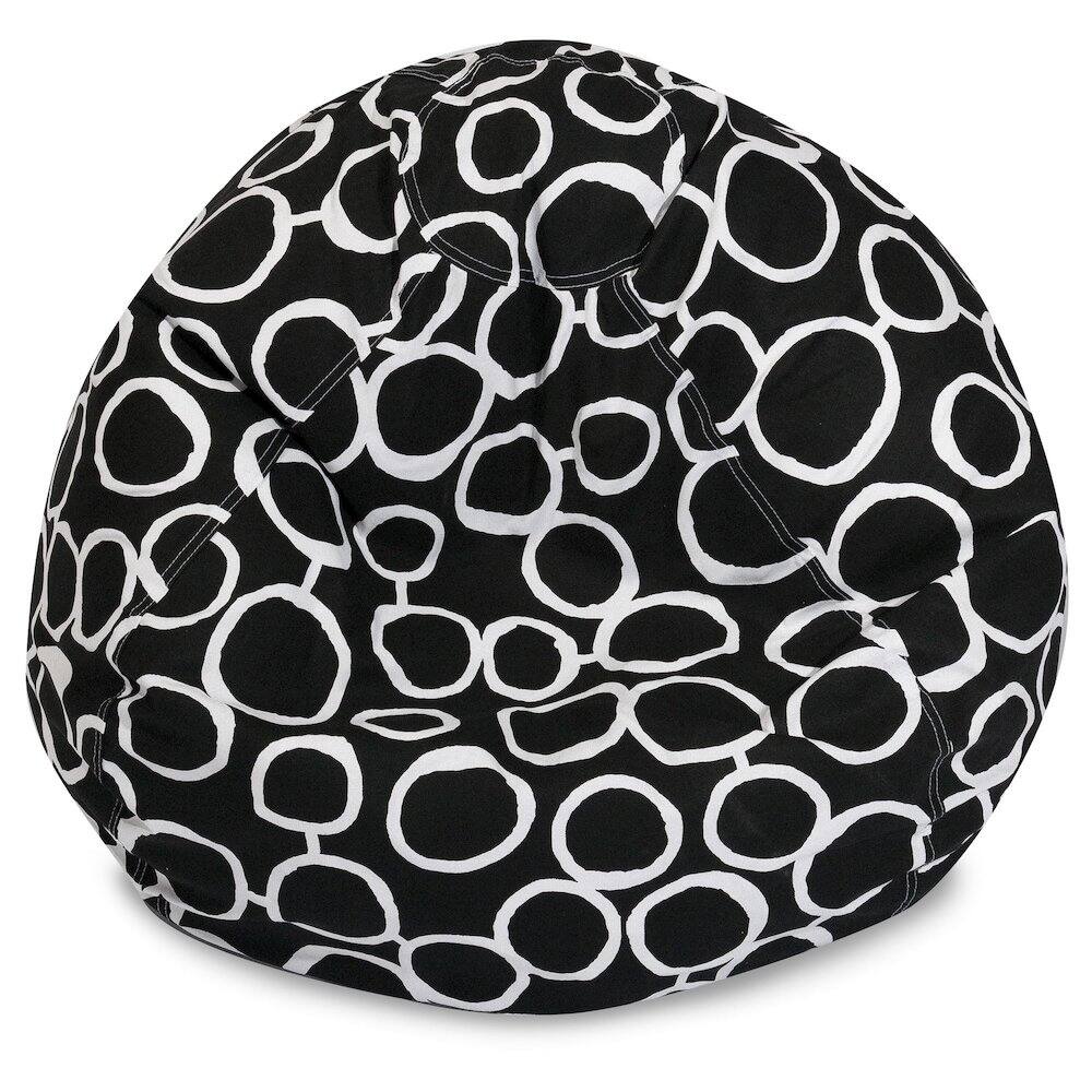 Majestic Home - Large Bean Bag Fusion - Black