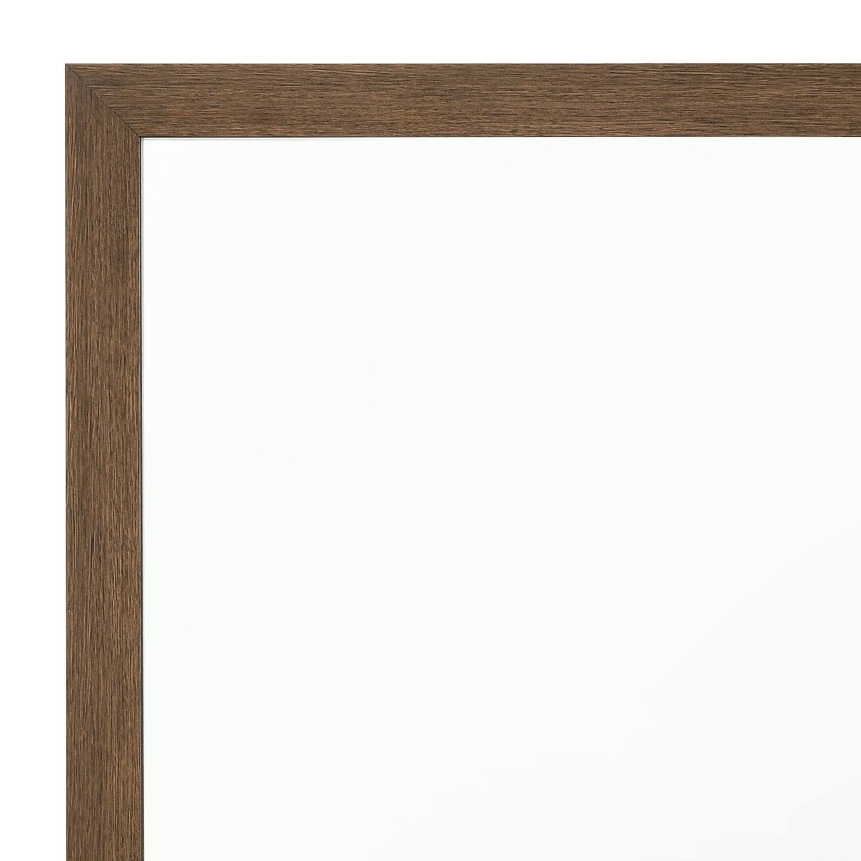 Alt View 1. BreeBe - Miquell Oak Finish Mirror - Oak.