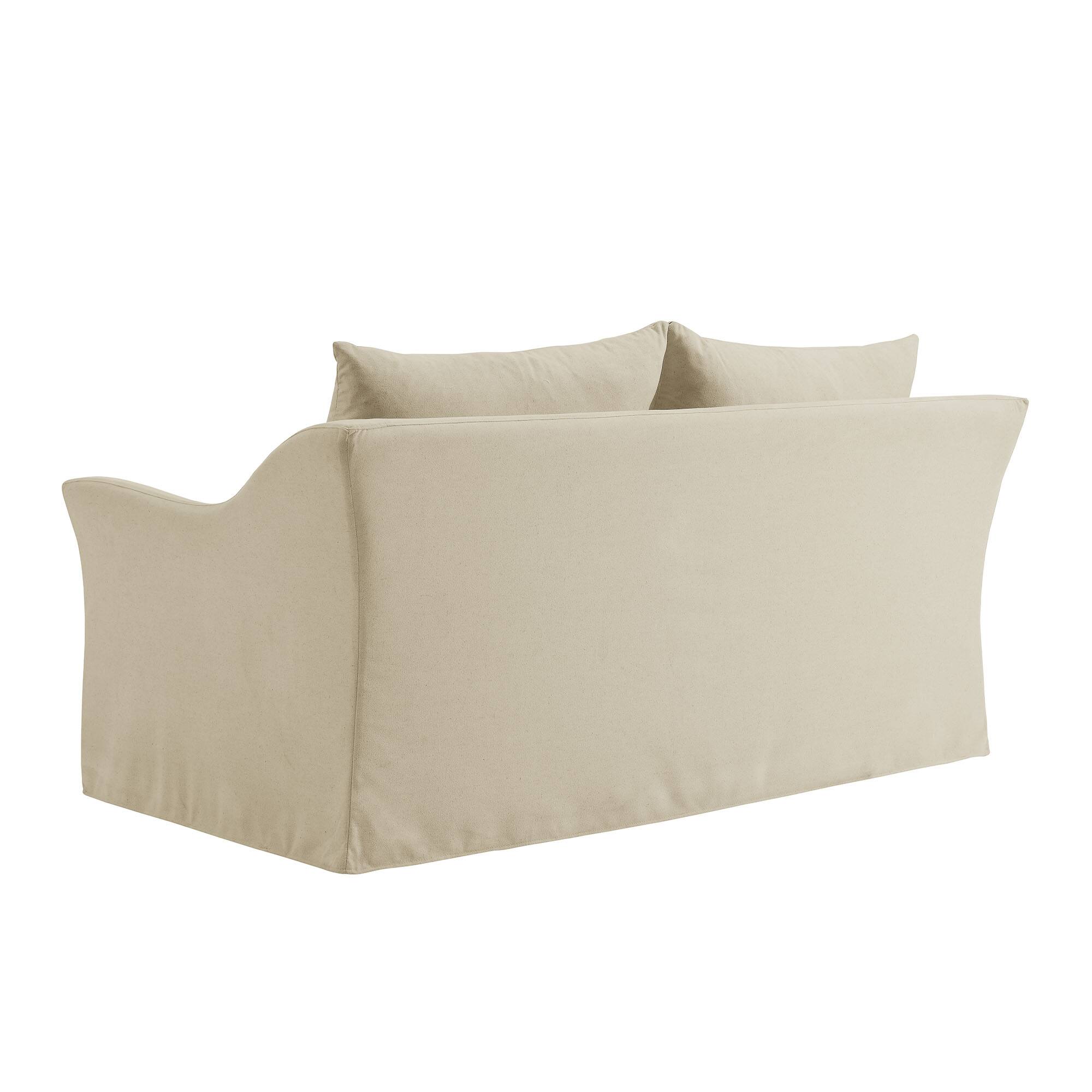 Alt View 1. Modway - Somerset 70" Linen Blend Slipcovered Loveseat by Modway - Linen.