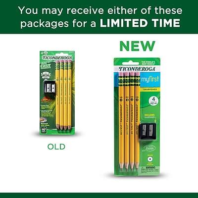 You may receive either of these packages for a LIMITED TIME

OLD
TICONDEROGA

NEW
TICONDEROGA
myfirst
SHARPER