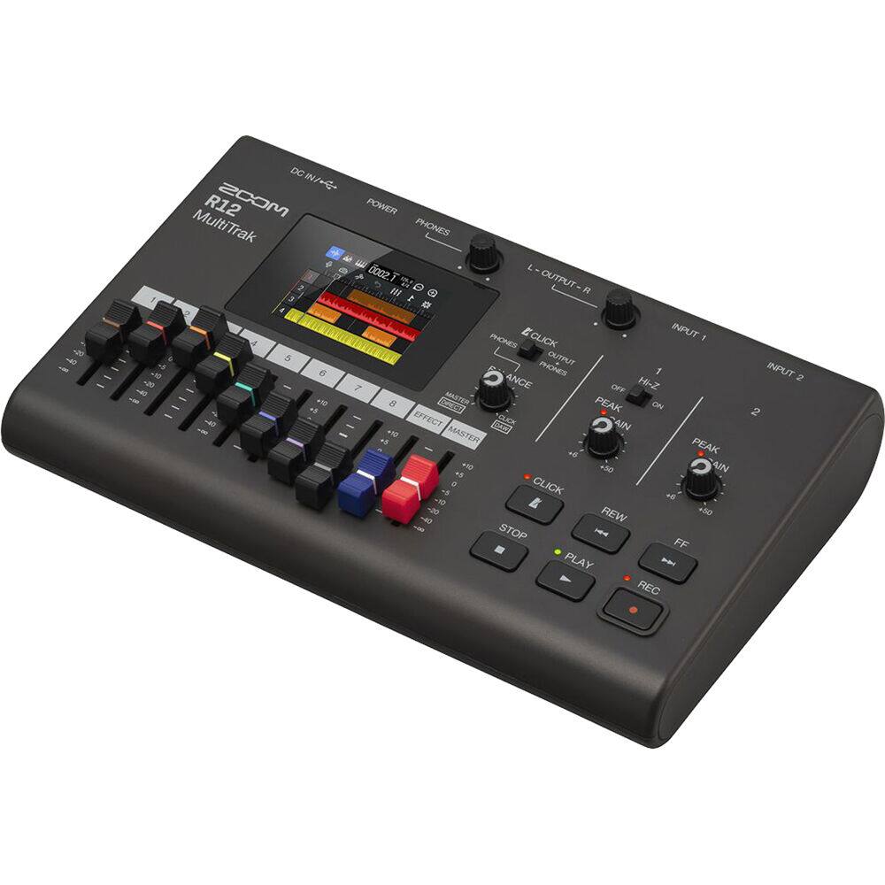 -20 - 1111 e -20 - - DC DCIN/MC- IN R12 200M POWER MultiTrak PHONES L- J 000z 7 OUTPUT- IW R 3 1 a a CLICK INPUT 1 PHONESS e OUTPUT 6 PHONES 1 7 ANCE OFF Hi-Z - +10 a noino MASTER PEAK CH * - EFFECT COLC - C RAIN - - 0 MASTER v PEAK . 1 +10 130 AIN a e CLICK - all a18 -20 REW ABO Ck. - STOP - FF PLAY - REC INPUT 2 2