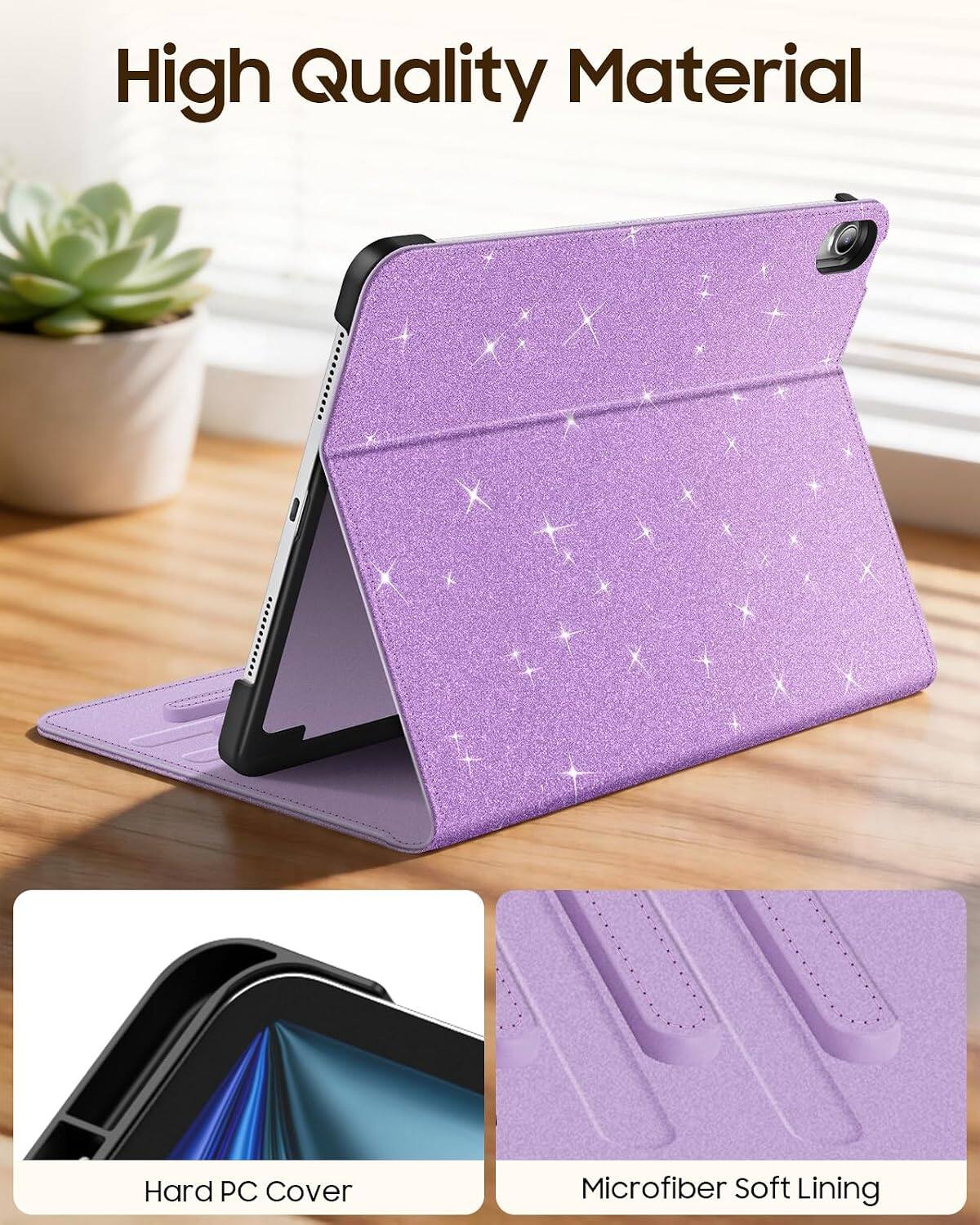 High Quality Material  
Hard PC Cover  
Microfiber Soft Lining