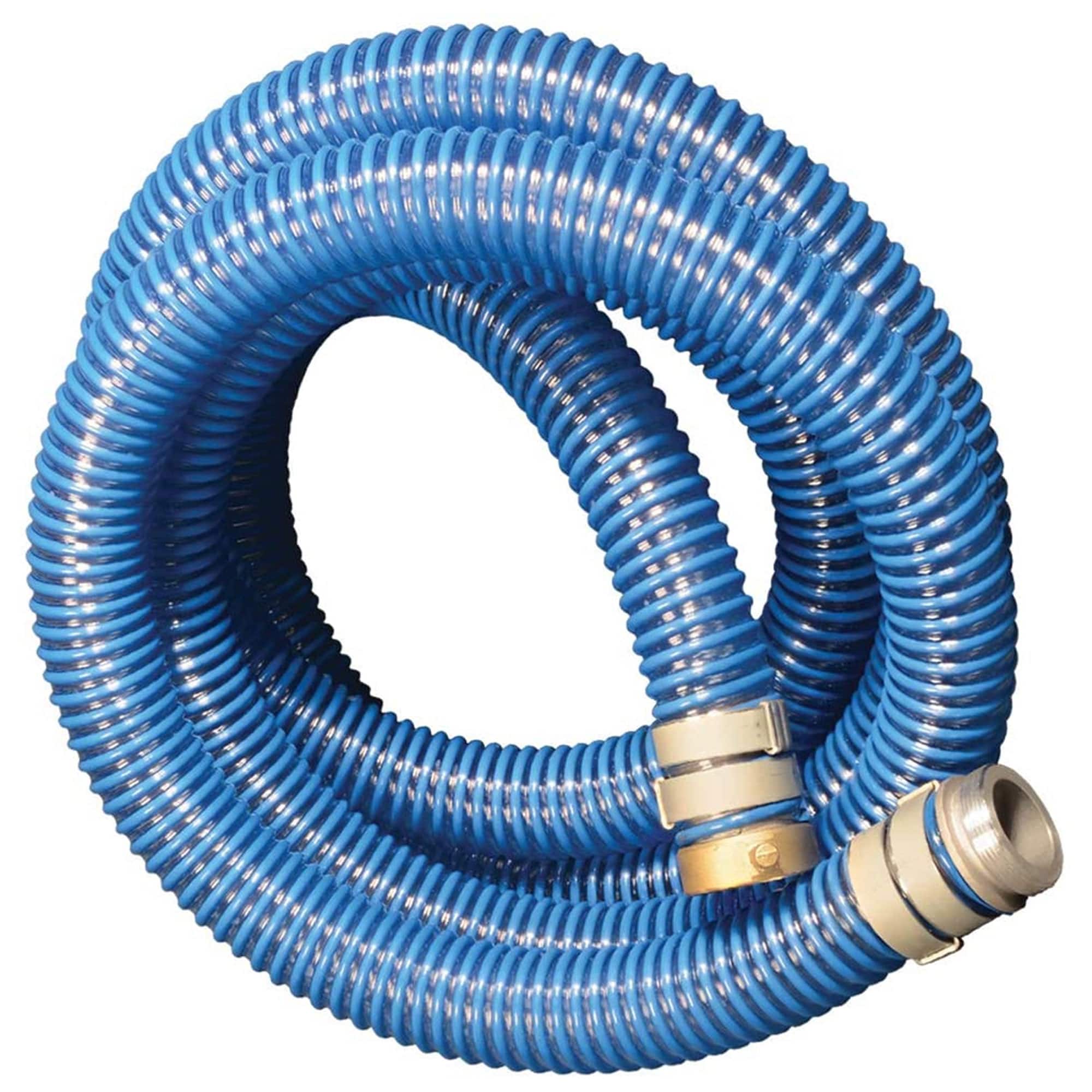 Apache - 98106501 20 Foot Long 2 Inch Diameter 58 PSI Flexible PVC Pool Hose - Blue