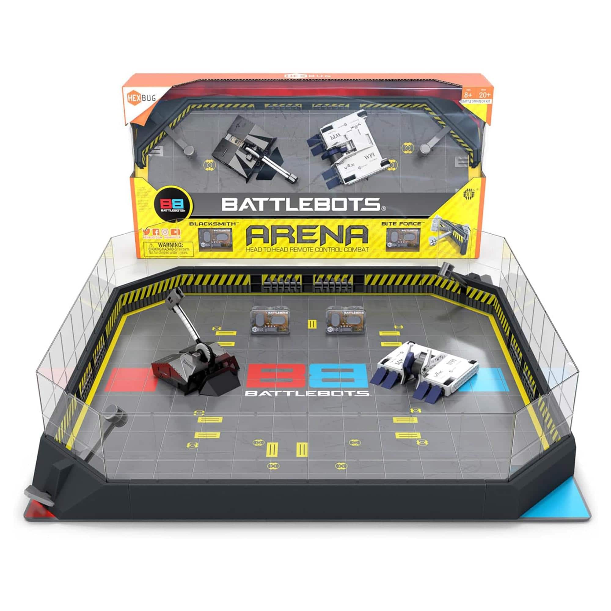 Hasbro Hexbug Battlebots Arena | Bite Force and Blacksmith Black