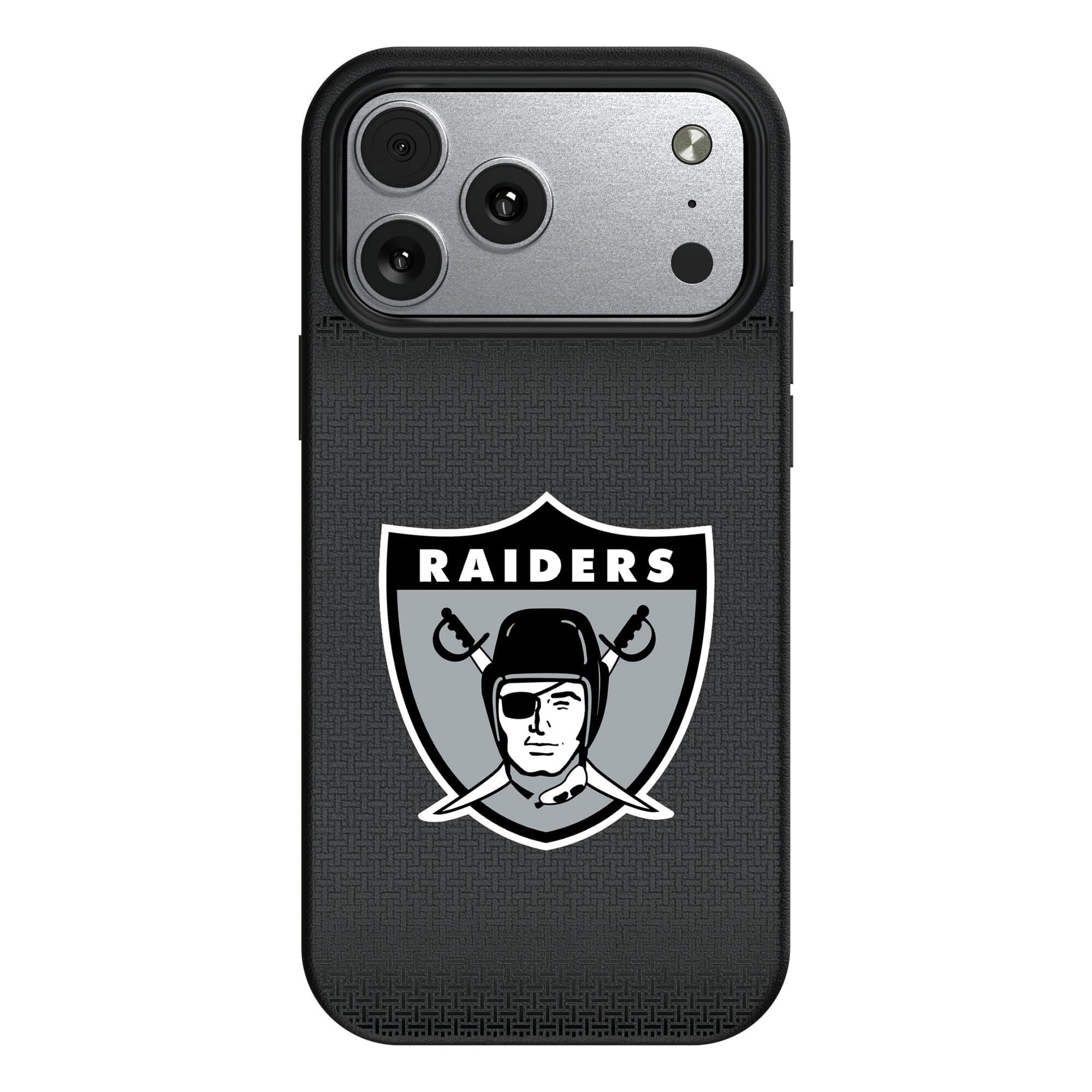 Keyscaper - Gridiron Classic Teams - Oakland Raiders Linen Logo iPhone Magnetic Bump Case - 17 Pro - Black price history on PriceWatchPro