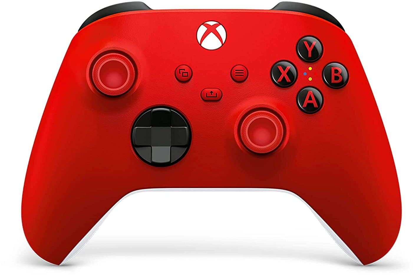 Angle. Microsoft - Xbox Wireless Controller for Series X, Series S, Windows with MightySkins Custom Skin Code - Pulse Red - Pulse Red.