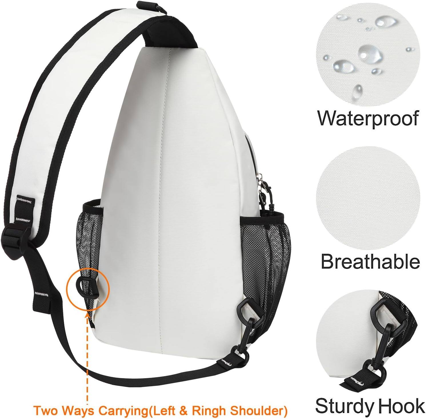 Waterproof Breathable Two Ways Carrying (Left & Right Shoulder) Sturdy Hook