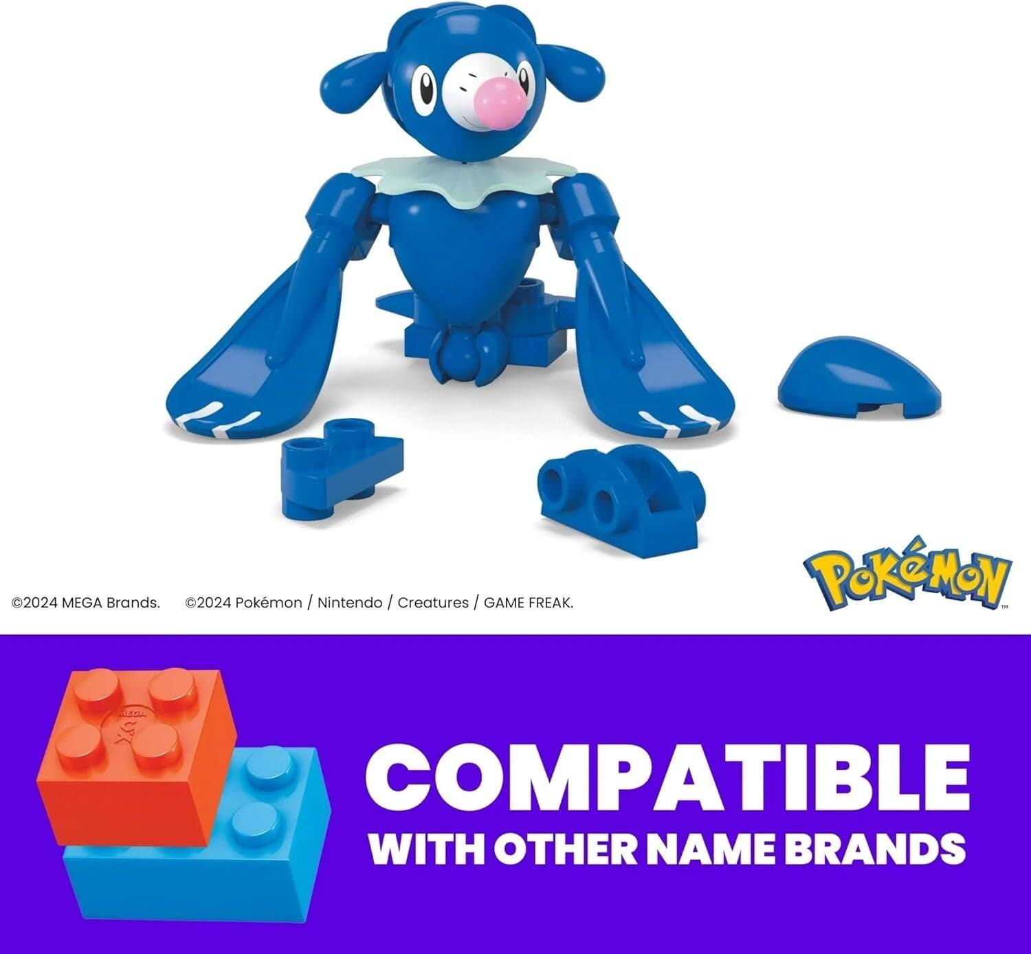 2024 MEGA Brands.  
2024 Pokémon / Nintendo / Creatures / GAME FREAK.  
POKÉMON COMPATIBLE WITH OTHER NAME BRANDS