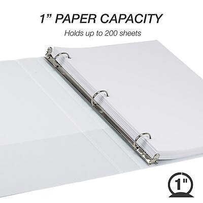 1" PAPER CAPACITY  
Holds up to 200 sheets