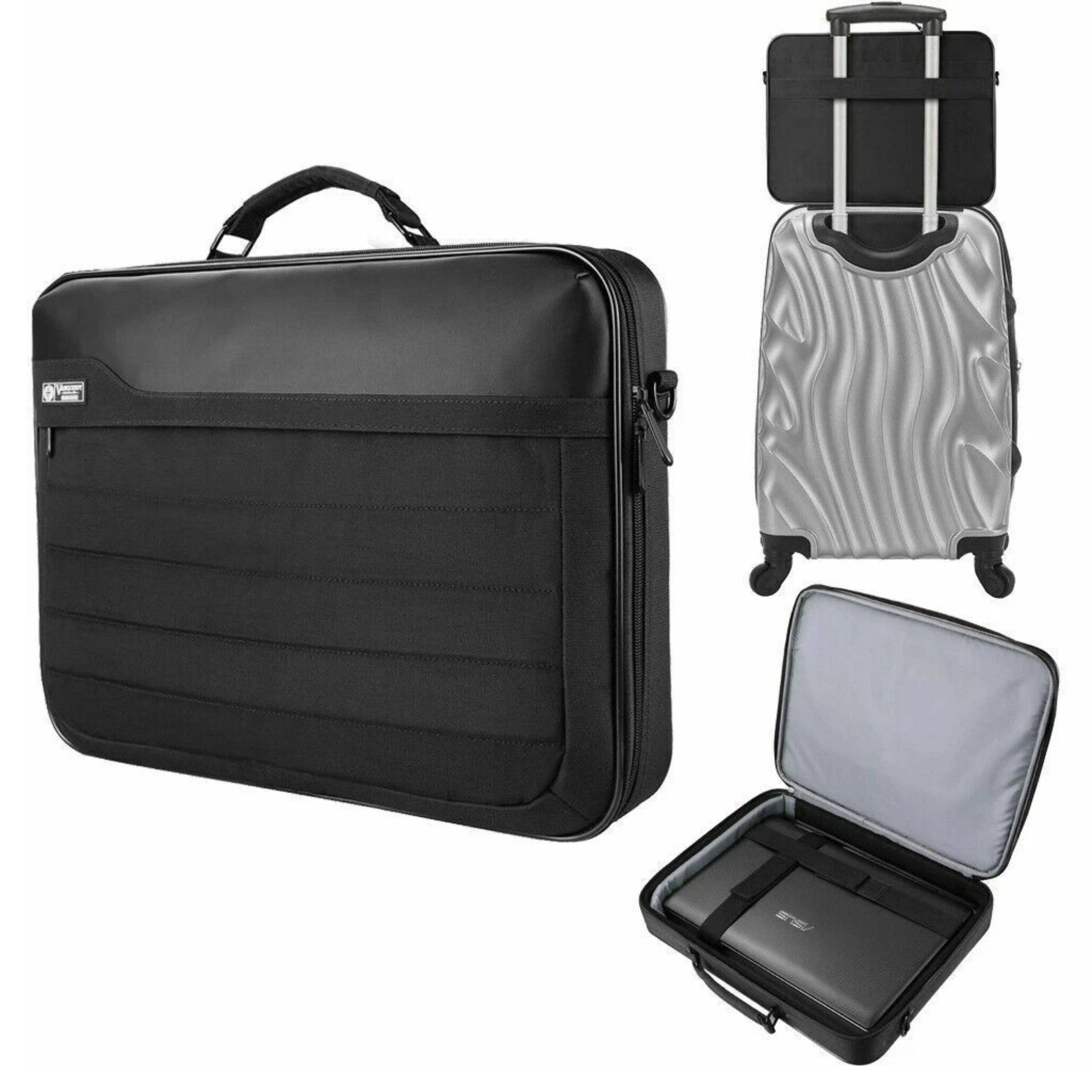 Angle. Kitcheniva - Work Shoulder Bag Briefcase For 13" Laptop - Black.