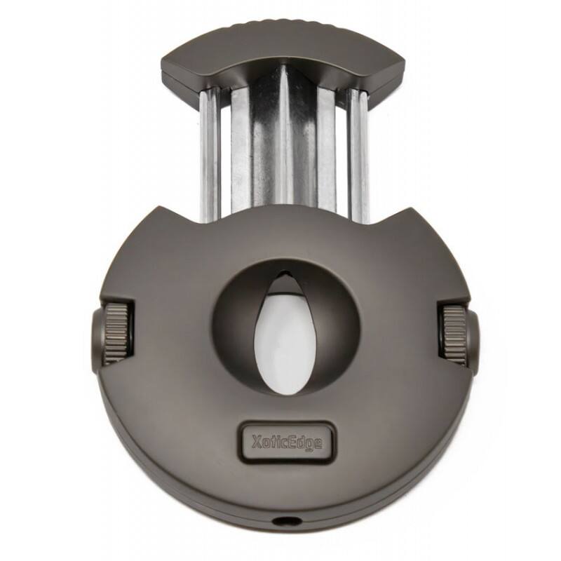 Alt View 1. Prestige - XoticEdge Xceed V-Cut (Gray) - Gun Metal Gray Finish.