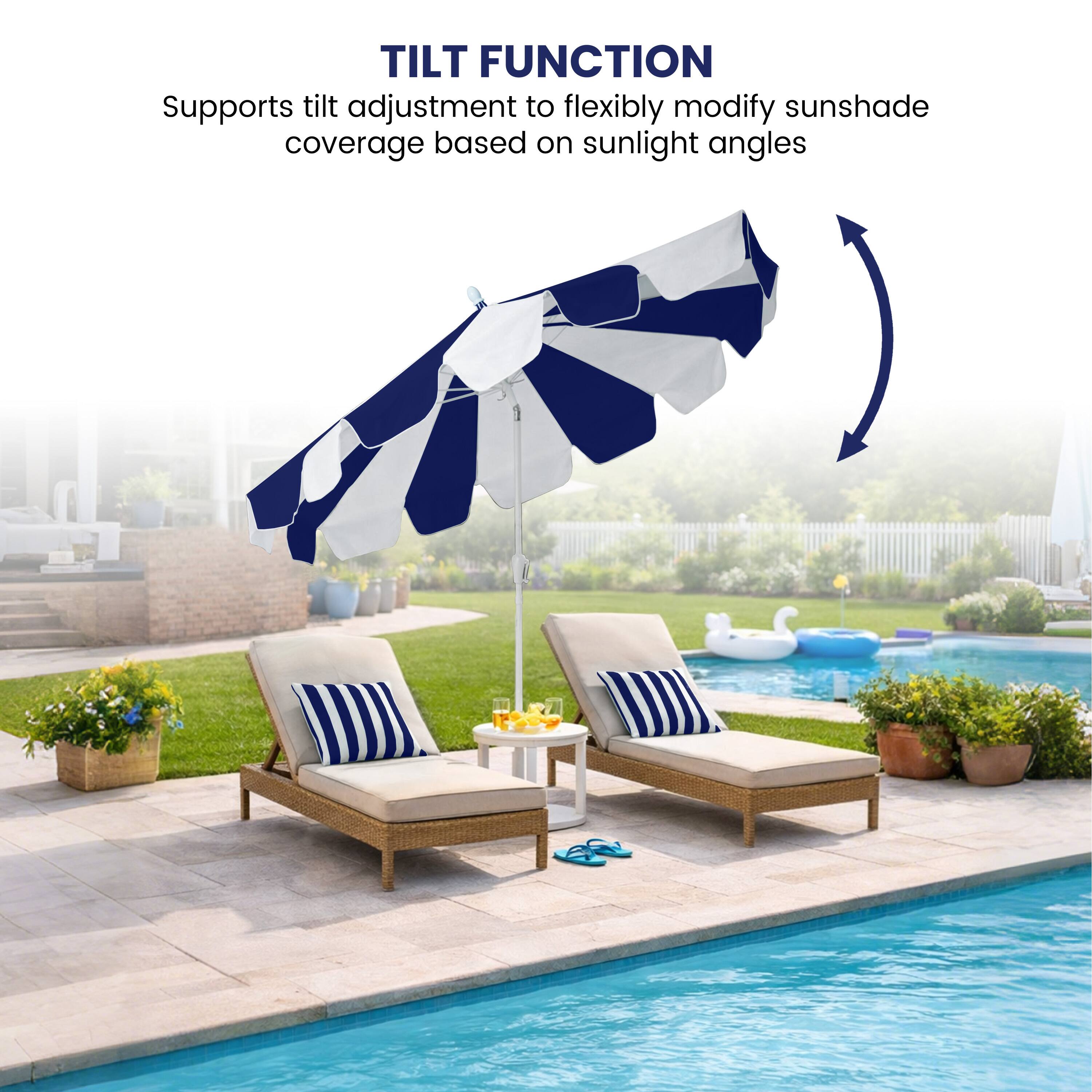 TILT FUNCTION  
Supports tilt adjustment to flexibly modify sunshade coverage based on sunlight angles