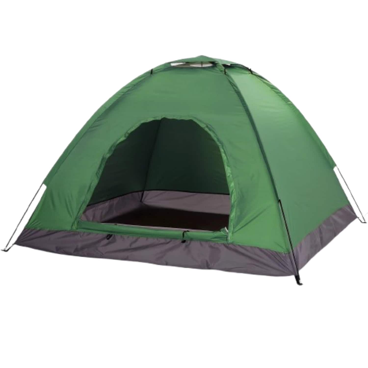 Home Collection - Portable Waterproof Dome Tent for 3–4 Person Camping with 1 Door Lightweight Design - Army Green