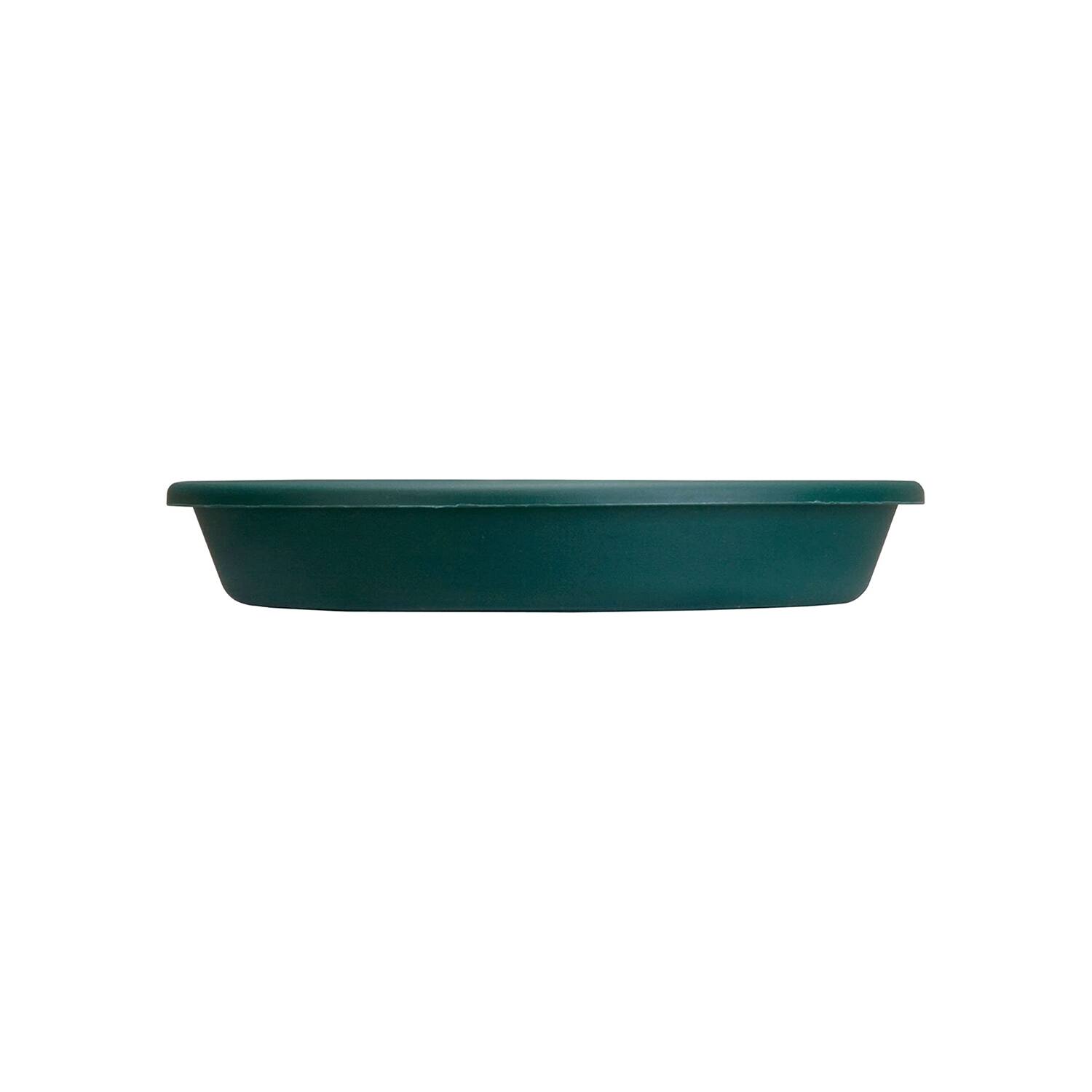 Front. The HC Companies - The HC Companies Planter Saucer Tray for 24 Inch Classic Pot Container, Green.