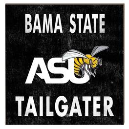 Jardine - Alabama State Hornets 10" x 10" Team Color Tailgater Plaque - Black