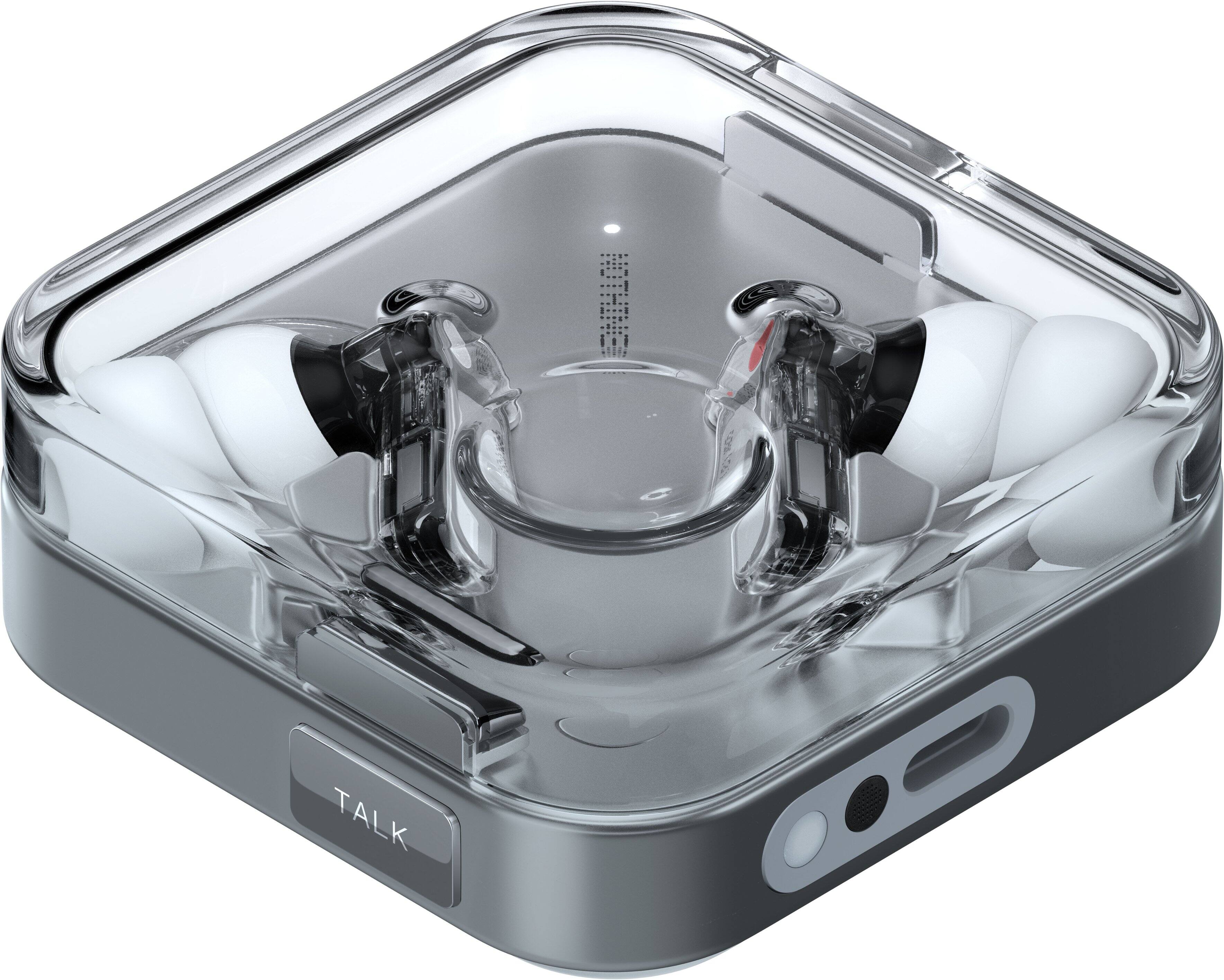 Alt View 1. Nothing - Ear (3) Wireless Bluetooth Earbuds ANC - White.