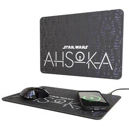 Keyscaper - Star Wars: Season 1 BaseZero 15-Watt Wireless Charger and Mouse Pad - Ahsoka