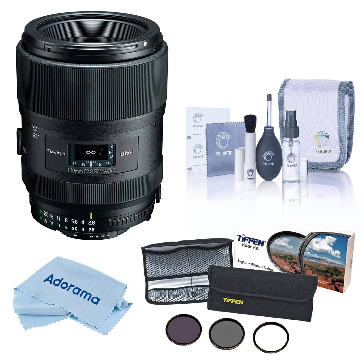 AF MF X Tokina 32 8 3 32 M atx-i 16 16 100mm F2.8 FF MACRO

PRO OPTIC
PRO OPTIC
PRO OPTIC
PRO OPTIC
06C
PRO OPTIC
22 76 I 22 11 8 a 5.6 4 2.8 11 8 a2 4 28 Adorama
TIFFEN Filter Kit Digital Photo Video TiFFEN