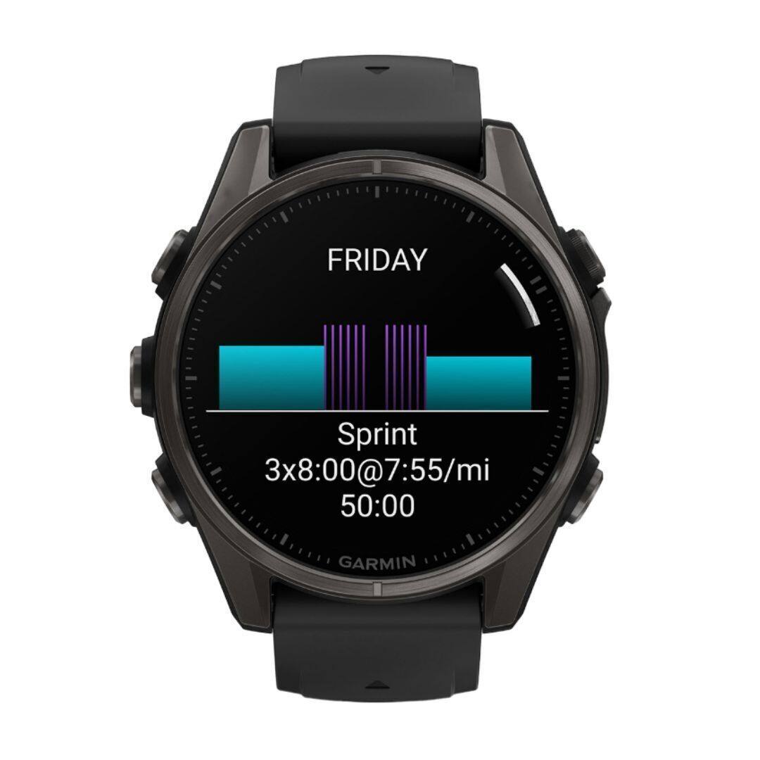 FRIDAY

Sprint  
3x8:00@7:55/mi  
50:00  

GARMIN