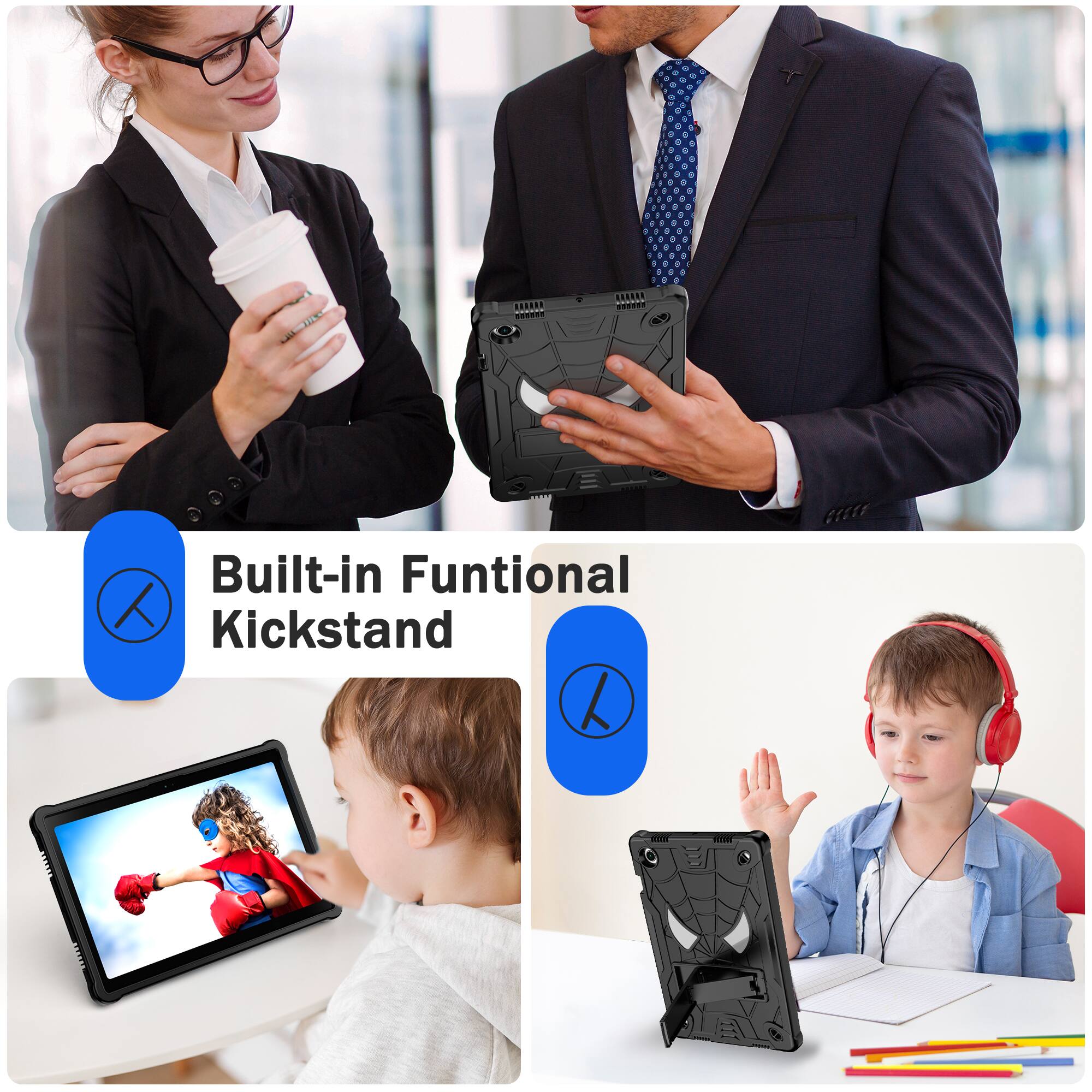 Built-in Functional Kickstand