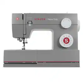 Singer - 64S Heavy Duty Sewing Machine with Extension Table - Gray