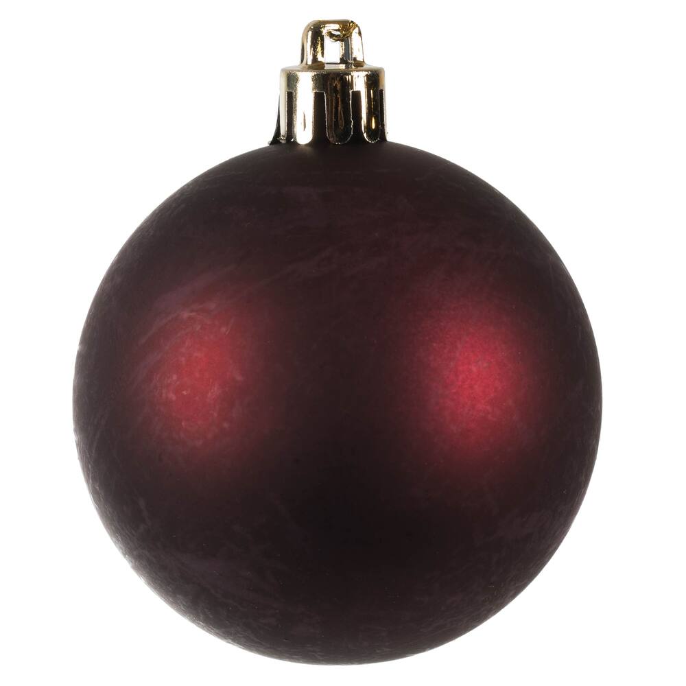 Front. Vickerman - 2.4" Wine Matte Ball 60 Box - Wine.
