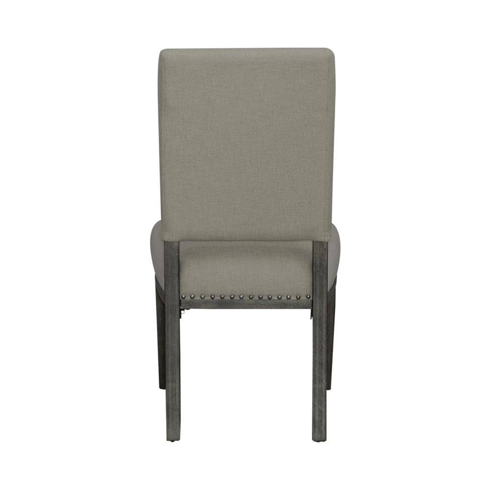 Angle. Liberty Furniture Industries - Uph Side Chair (RTA) - Set of 2 Traditional Brown in Havana Brown Finish - Brown.