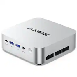 ACEMAGIC - W1 Gaming Mini PC - AMD Ryzen 7 H255(8C/16T) - 16GB LPDDR5 512GB NVMe SSD - WiFi 6E Win11 pro