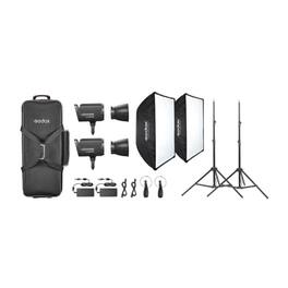 Godox - Litemons Black LA300R RGB LED Video Light Kit with Smooth App Control