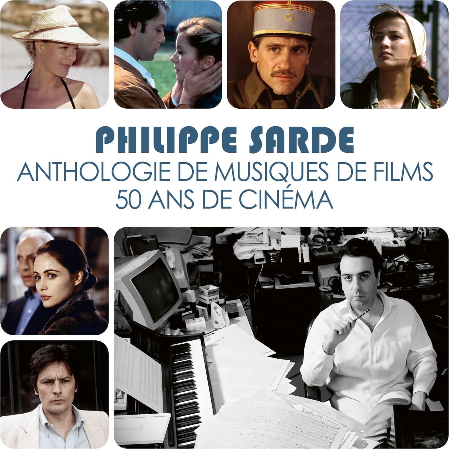 PHILIPPE SARDE  
ANTHOLOGIE DE MUSIQUES DE FILMS  
50 ANS DE CINÉMA