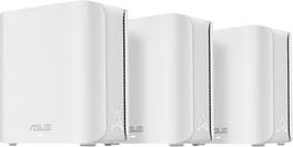 ASUS - Refurbished Excellent - Zen WIFI BD5 Dual-Band Wi-Fi 7 Mesh, 5000 Mbps, 6800 Sq. Ft 3PK Dual 2.5G Ports Security and Parental Controls Included - White