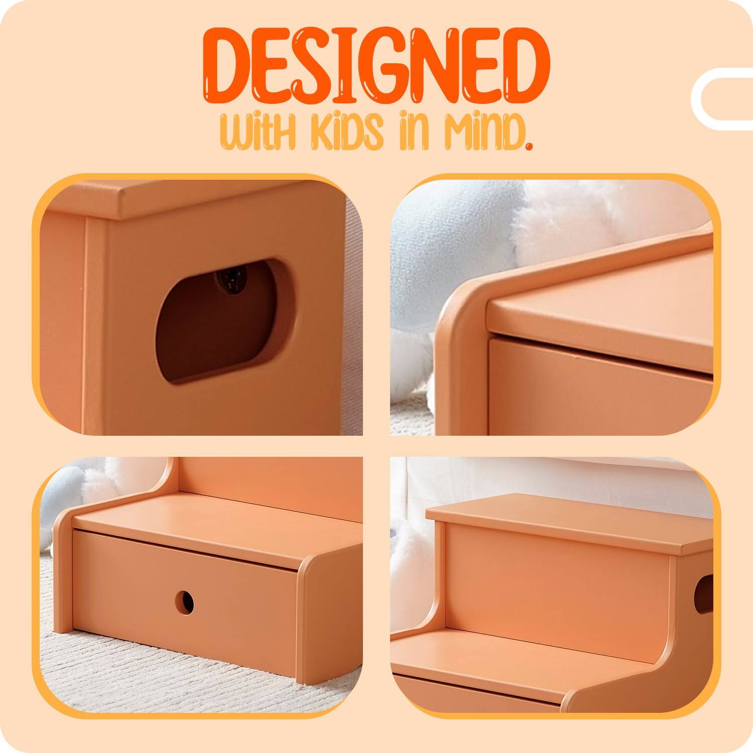 DESIGNED  
WITH KIDS IN MIND.