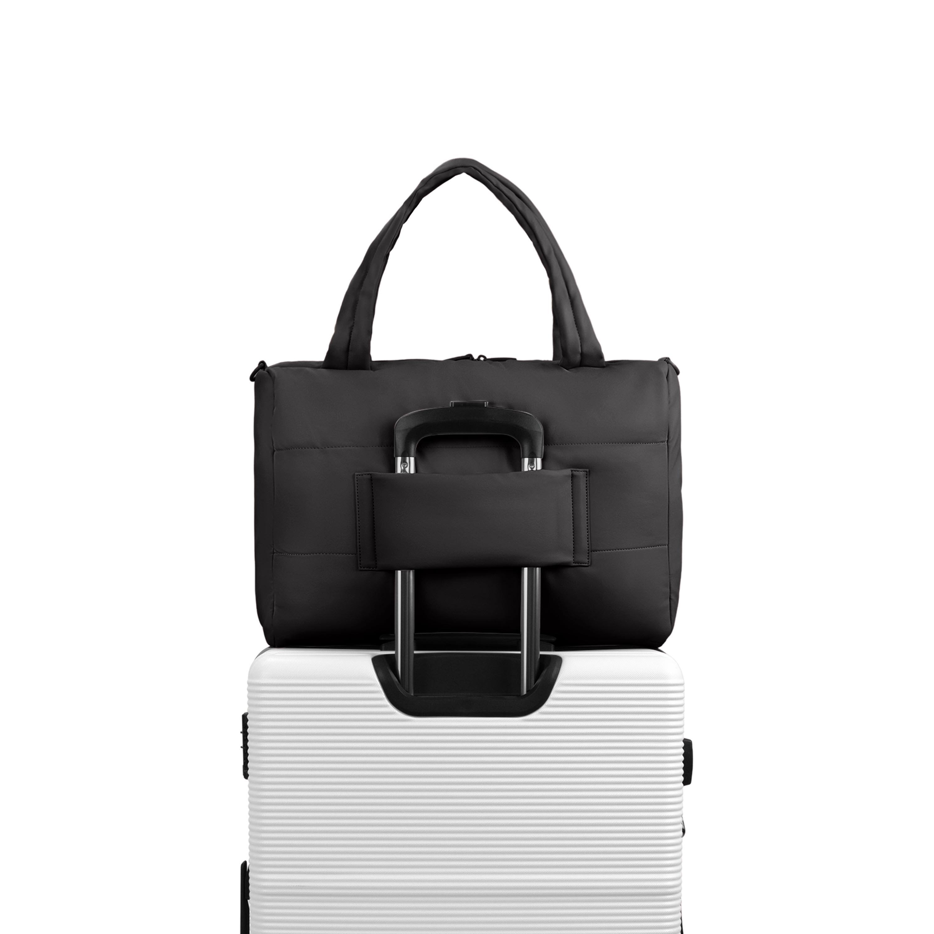 Alt View 2. Bugatti - Brussels Tote Bag - BLACK.