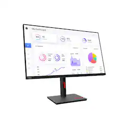 Lenovo - Refurbished Excellent - ThinkVision T32p-30 31.5" Monitors 1 HDMI 5 USB 350 nits 60 Hz IPS 4ms - Black