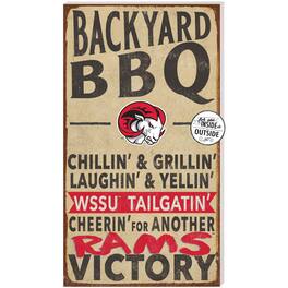 Jardine - Winston-Salem State Rams 11'' x 20'' Indoor/Outdoor BBQ Sign - Red