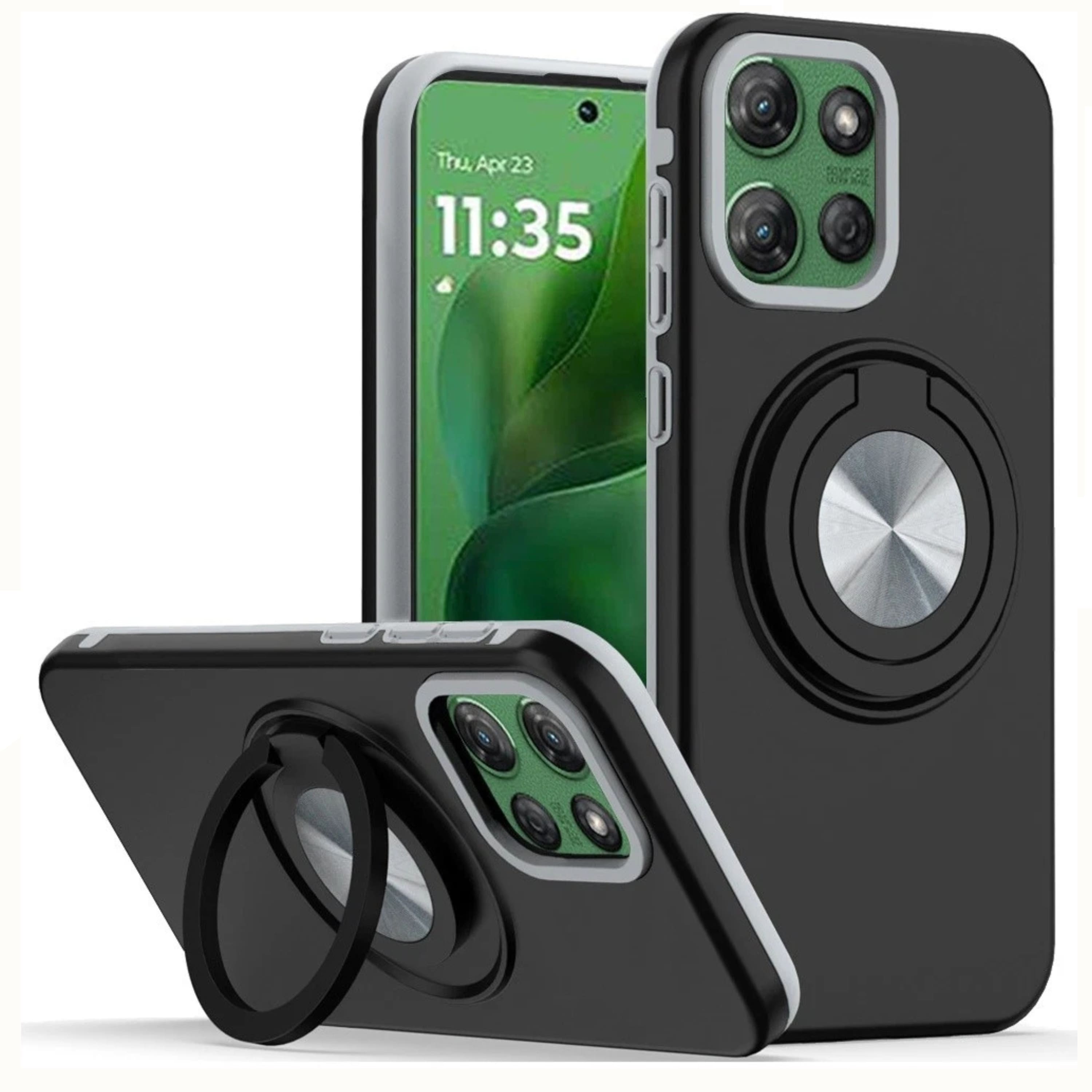 Kitcheniva - Durable Rugged Phone Cover With Tempered Glass For Moto G Power 2025 2026 - Black price history on PriceWatchPro
