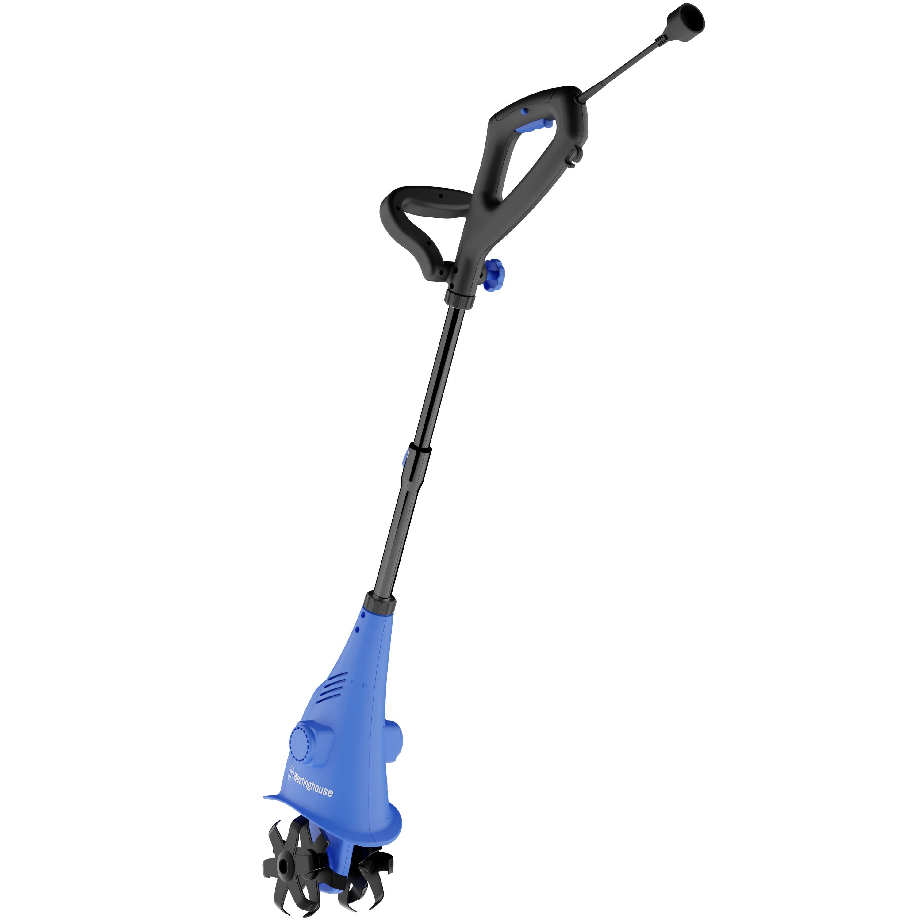 Alt View 4. Westinghouse - 6 in. 2.5 Amp Electric Garden Mini Tiller Cultivator - Blue.