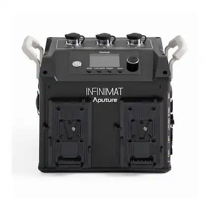 Aputure
INFINIMAT
DMX IN
DMX OUT
LAN1
LAN2