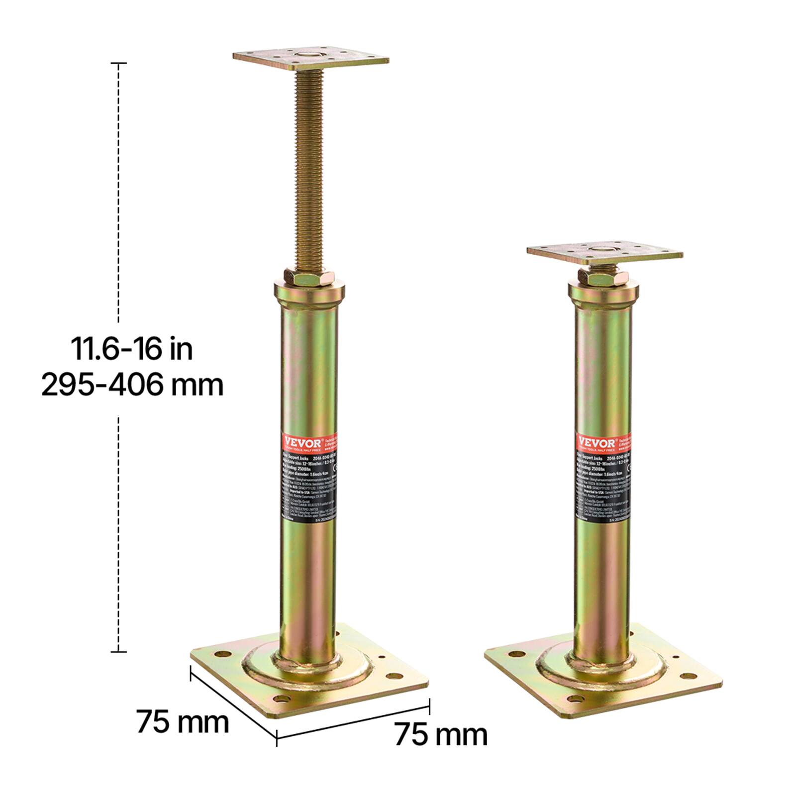 11.6-16 in 295-406 mm  
EVOR  
75 mm  
75 mm