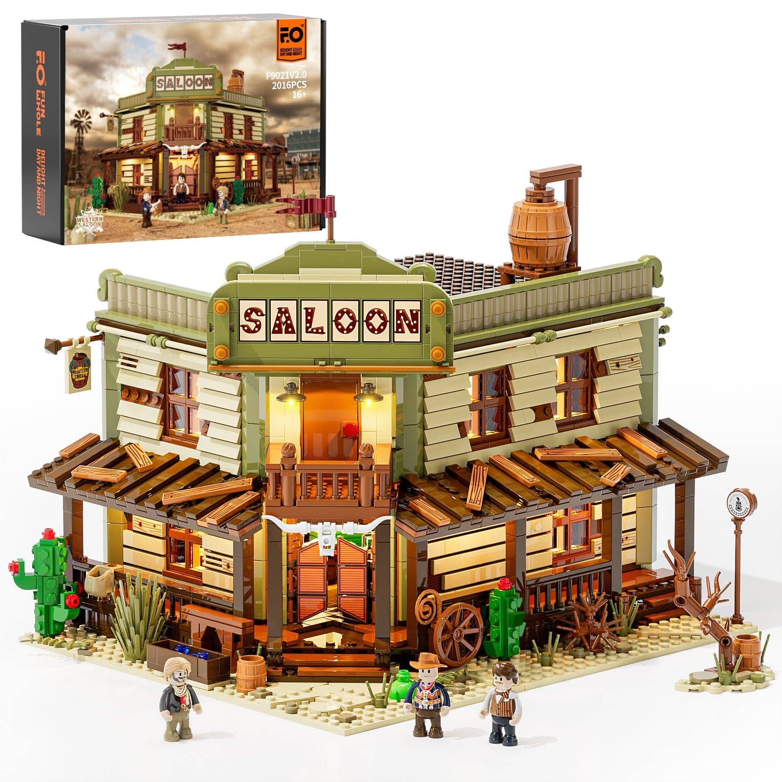 Lumibricks - Western Saloon Lighting Building Set, 2026 Pieces LED Old West Display Model Kit for Ages 16+ price history on PriceWatchPro
