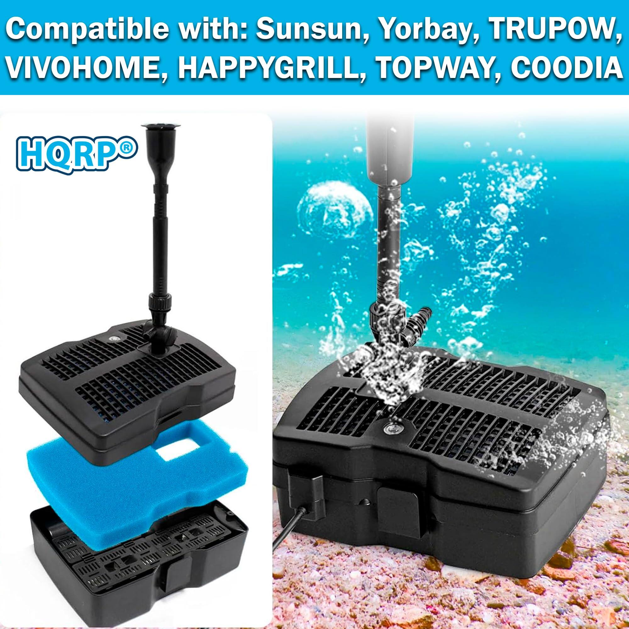 Compatible with: Sunsun, Yorbay, TRUPOW, VIVOHOME, HAPPYGRILL, TOPWAY, COODIA

HQRP®