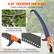 0.05" THICKENED SAW BLADE
Sharp cutting and not easy to break
The upper hook knife can break the thin twig
The bottom hook saw to remove the connected twig
Teflon Coating
Rust-proof and durable