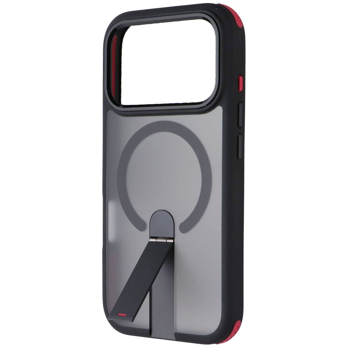 Back. Prodigee - Formula K1 Kickstand Case for MagSafe for Apple iPhone 17 Pro - Smoke.