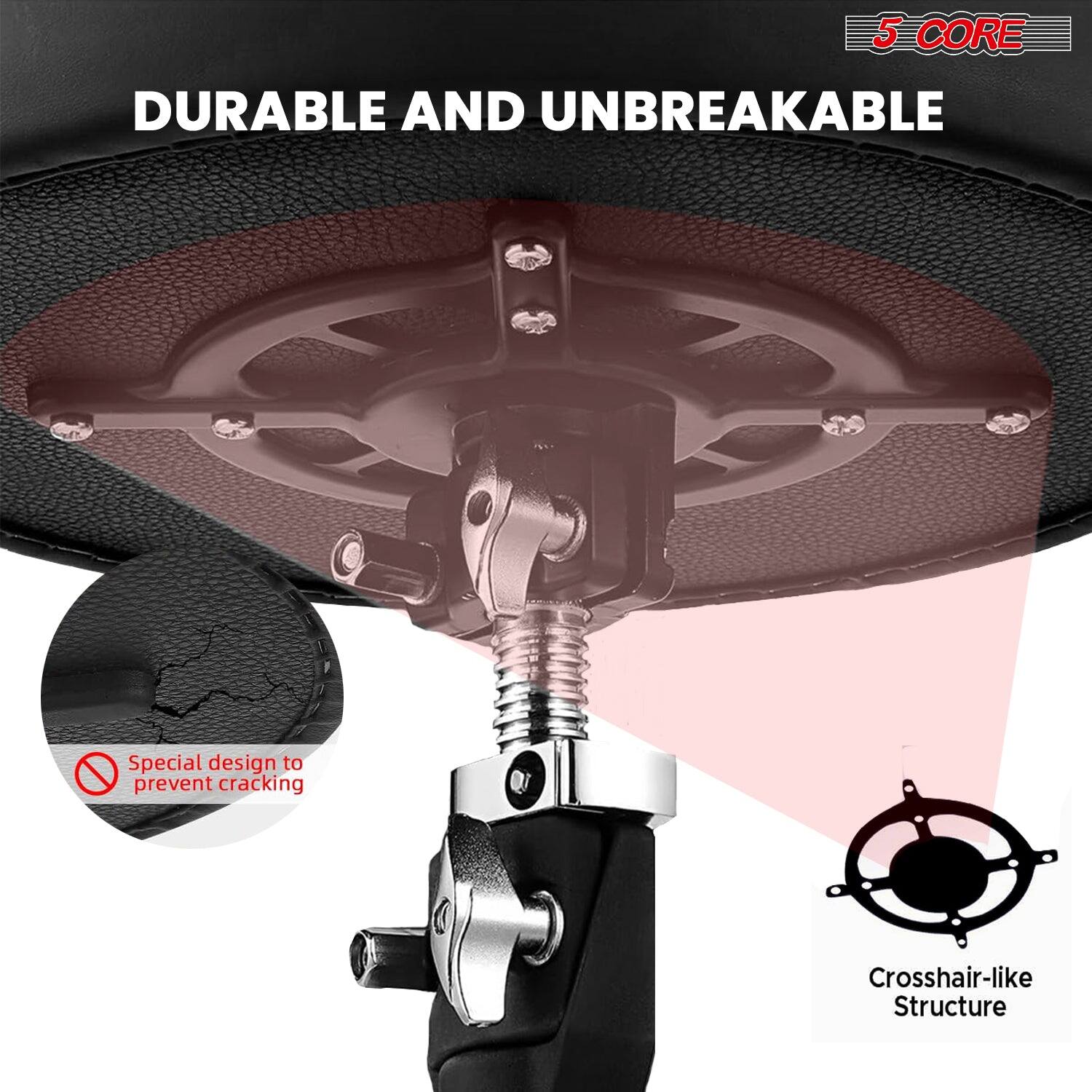 5 CORE

DURABLE AND UNBREAKABLE

Special design to prevent cracking

Crosshair-like Structure