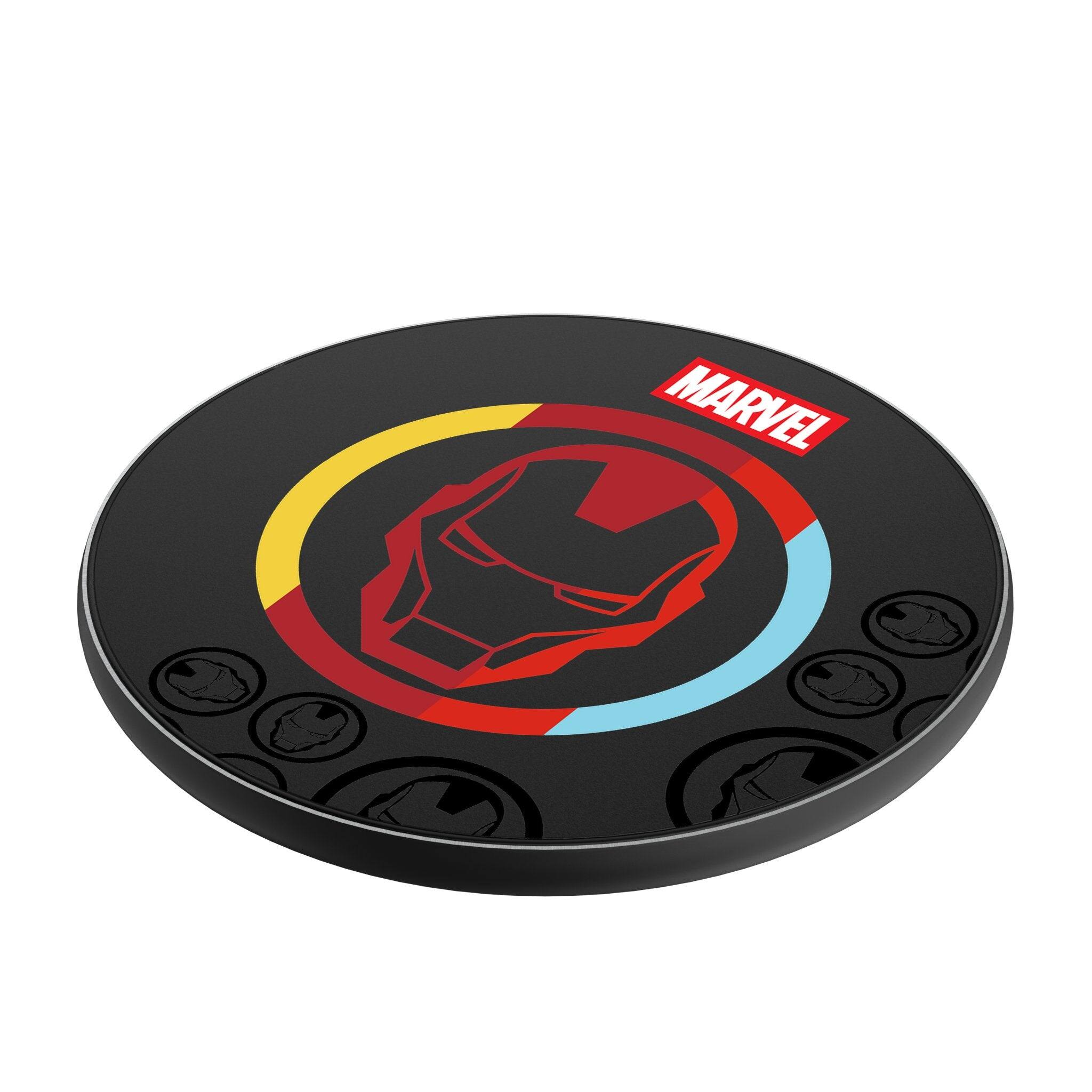 Angle. Keyscaper - Marvel Sigil 15-Watt Wireless Charger - Iron Man.