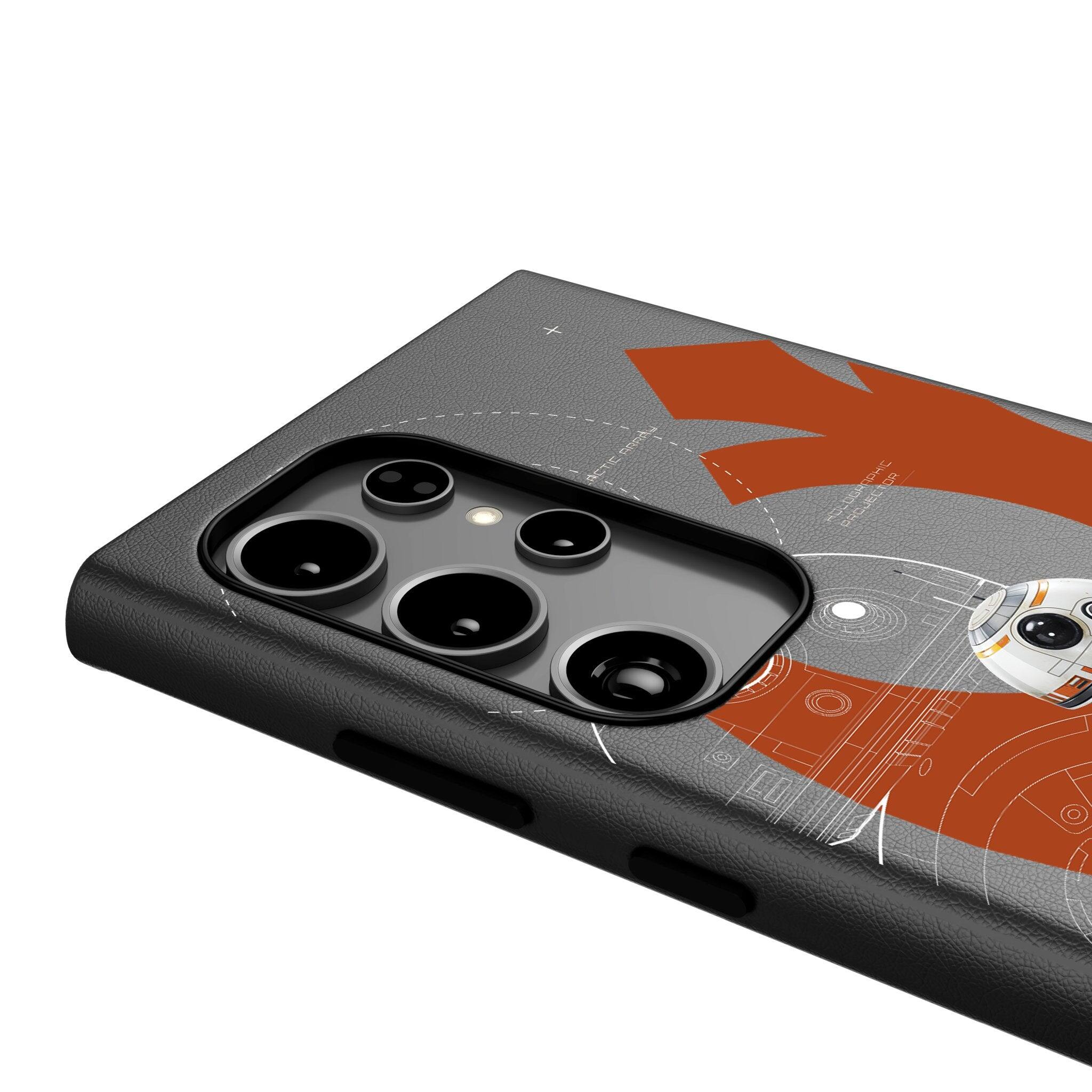 Back. Keyscaper - Star Wars: The Force Awakens FactionTech MagSafe Compatible Phone Case - Samsung Galaxy S25 Ultra - BB-8.