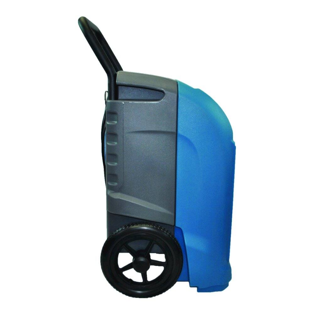 Alt View 7. XPOWER - 125-Pint Commercial Dehumidifier with Automatic Purge Pump and Drainage Hose - Blue.