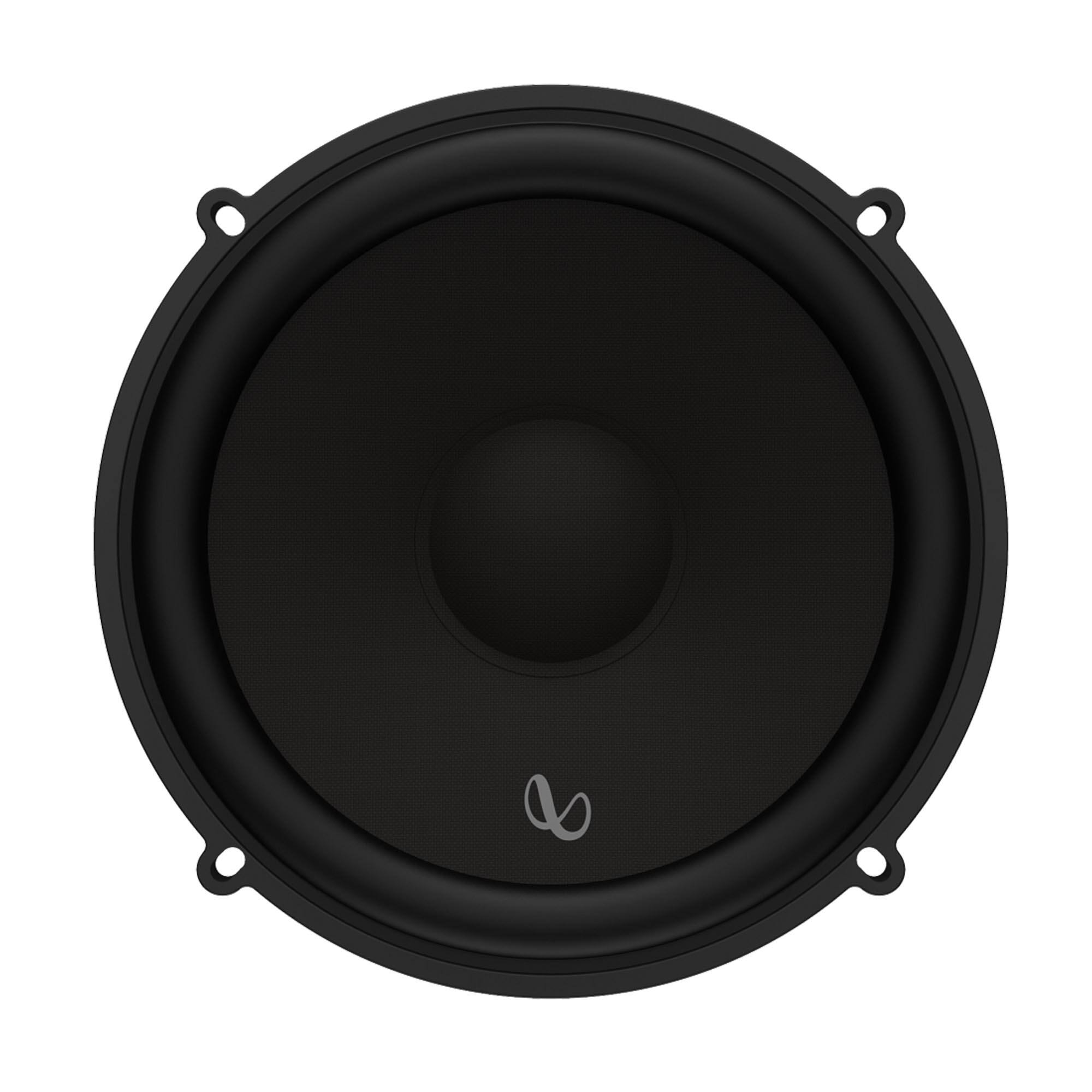 Alt View 10. Infinity - INFINITY KAPPA603CF 6 1/2” two-way car audio component system   w/gap switchable crossover / No grill - Black.