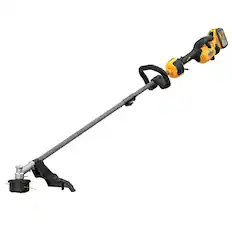 Front. Dewalt - 60V Cordless String Trimmer with Battery and Charger (17 in.).