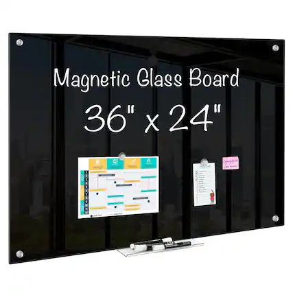 Magnetic Glass Board 36" x 24"